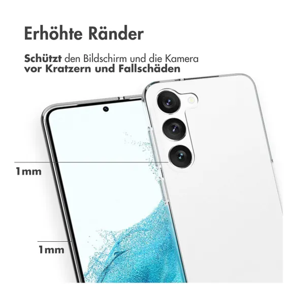 Accezz Clear Backcover Samsung Galaxy S23 Transparant