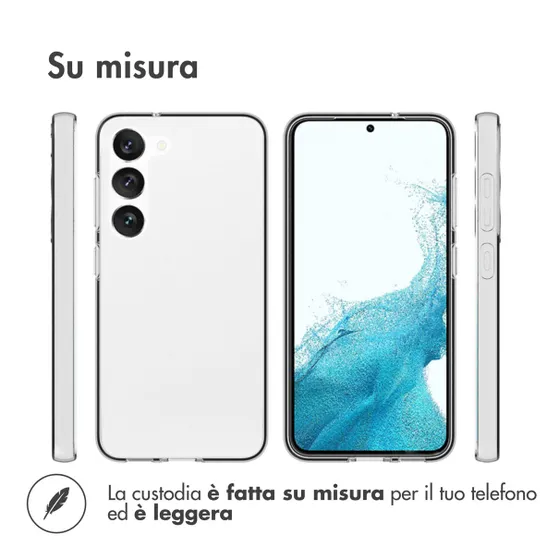 Accezz Clear Backcover Samsung Galaxy S23 Transparant