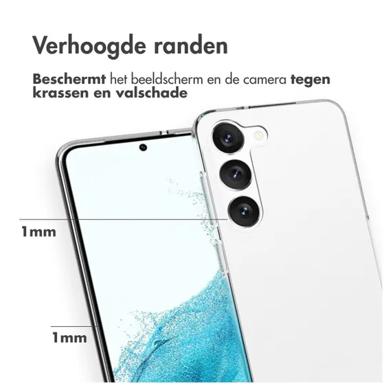 Accezz Clear Backcover Samsung Galaxy S23 Transparant