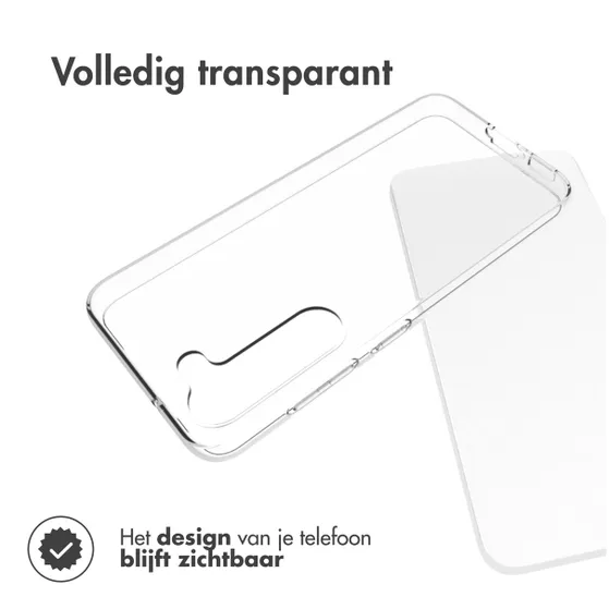 Accezz Clear Backcover Samsung Galaxy S23 Transparant