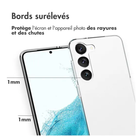 Accezz Clear Backcover Samsung Galaxy S23 Transparant