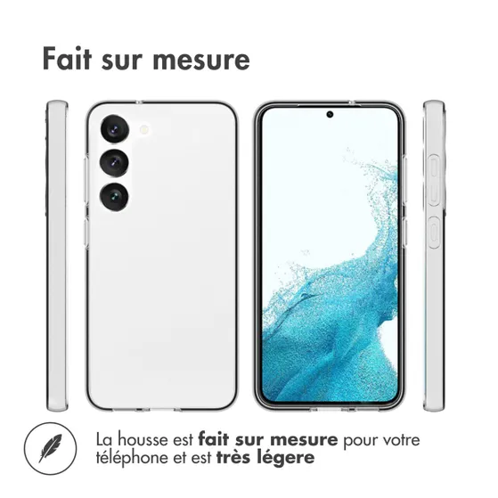 Accezz Clear Backcover Samsung Galaxy S23 Transparant