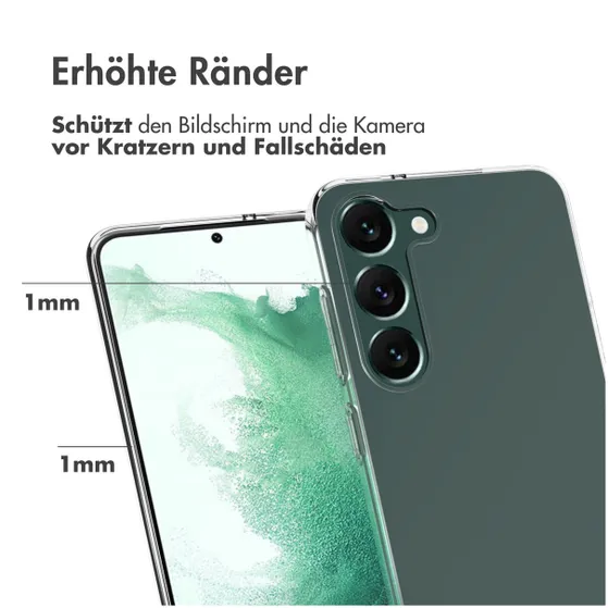 Accezz Clear Backcover Samsung Galaxy S23 Plus Transparant