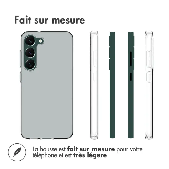 Accezz Clear Backcover Samsung Galaxy S23 Plus Transparant