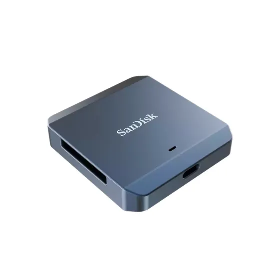 SanDisk CF Express Pro Cinema Type B Cardreader - recorder  with magsafe