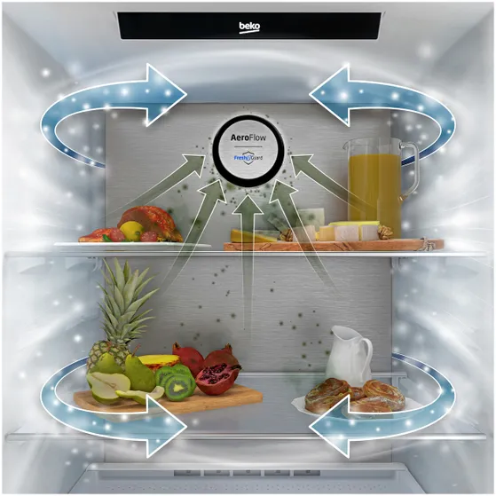 Beko B5RCNA366HG HARVESTfresh Selective Line Grijs