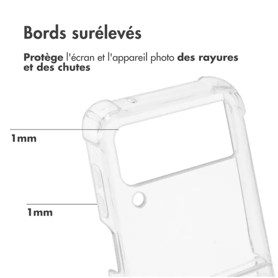Accezz Clear Backcover Samsung Galaxy Z Flip 4 Transparant