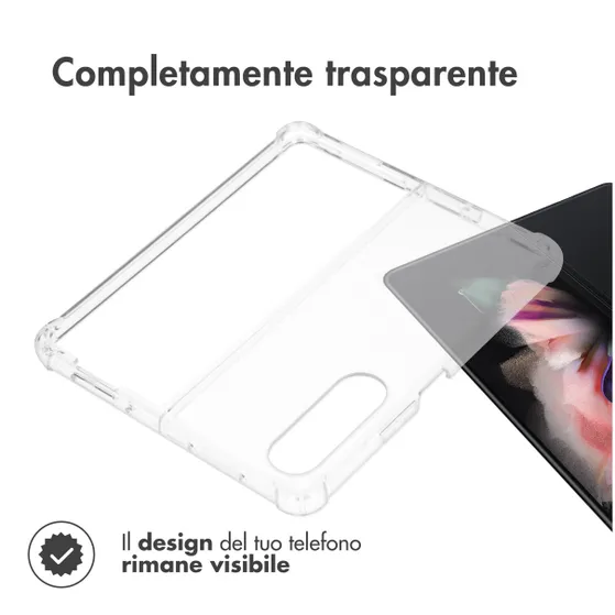 Accezz Clear Backcover Samsung Galaxy Z Fold 4 Transparant