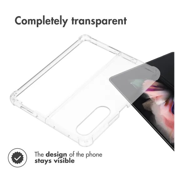 Accezz Clear Backcover Samsung Galaxy Z Fold 4 Transparant
