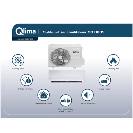 Qlima SC 6035 compleet (met snelkoppeling)