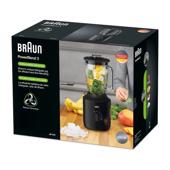 Braun JB 3150 BK Zwart