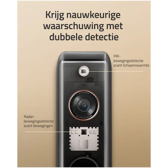 Eufy Video Doorbell Dual (2K Battery-Powered) add on Doorbell