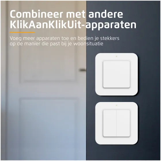 KlikAanKlikUit APC3-2300R Draadloze stekkerset met 3 stekkers & afstandsbediening Wit