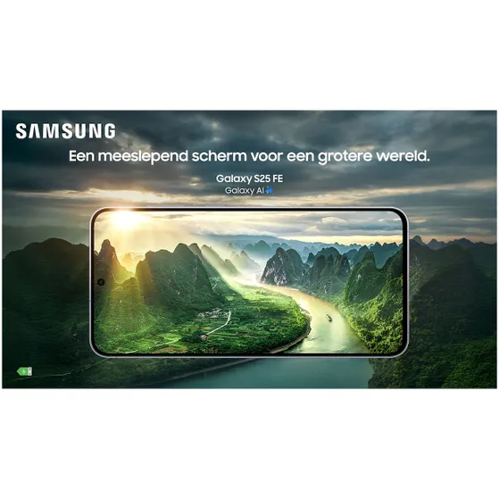Samsung Galaxy S25 FE 5G 256GB Zwart