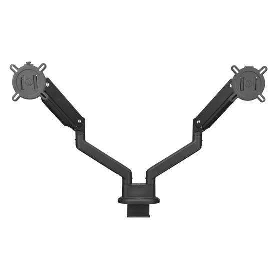 OneForAll DM 4210 Universele dubbele monitorarm Zwart