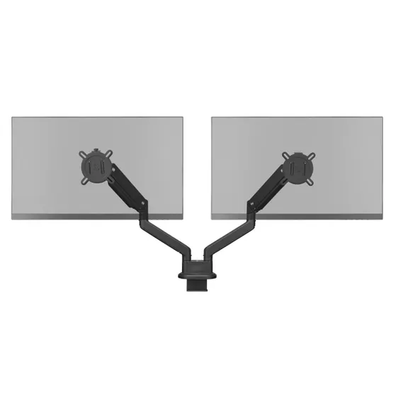 OneForAll DM 4210 Universele dubbele monitorarm Zwart