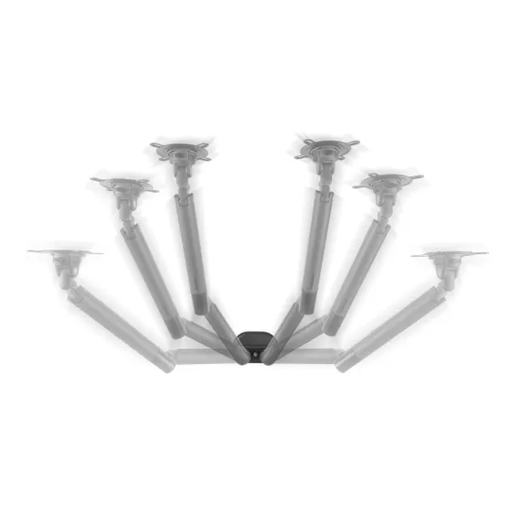 OneForAll DM 7210 Universele dubbele monitorarm Zwart