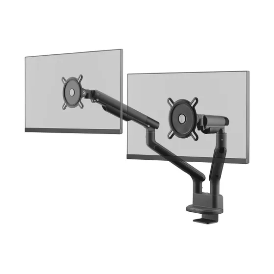 OneForAll DM 7210 Universele dubbele monitorarm Zwart