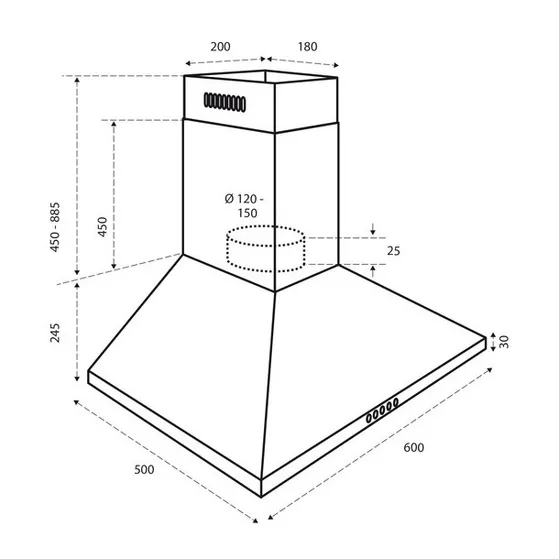 Inventum AKP6000RVS Rvs