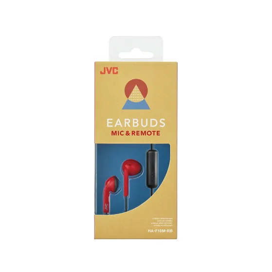 JVC HA-F19 Rood/donkergrijs