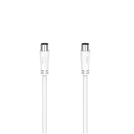 Hama Antennekabel, coax-stekker - coax-koppeling, 5,0 m, 90 dB
