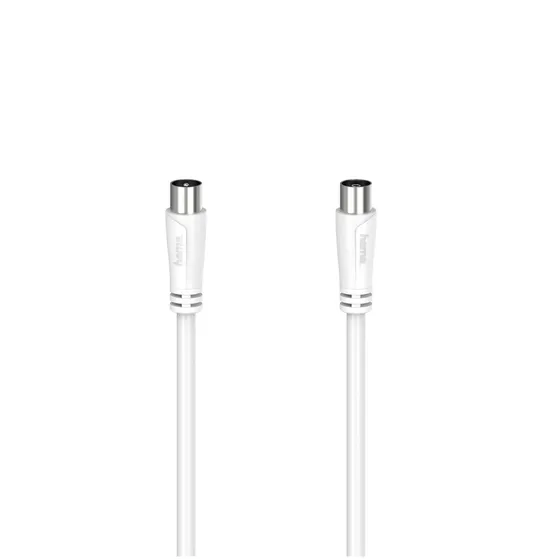 Hama Antennekabel, coax-stekker - coax-koppeling, 5,0 m, 90 dB