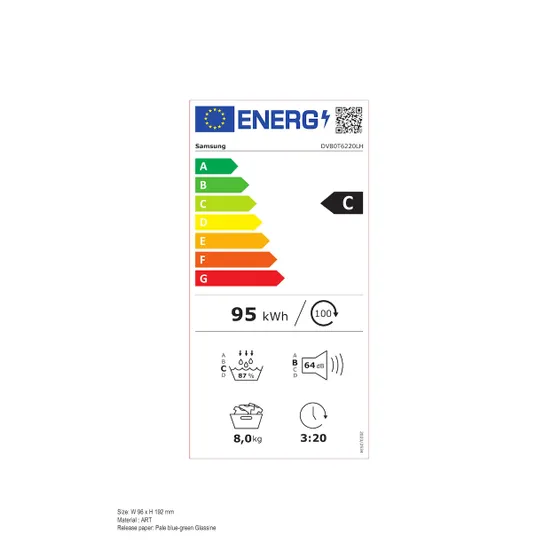 Samsung DV80T6220LH/S2