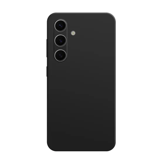 Just in Case Premium Liquid Color TPU Case voor Samsung S24 Zwart