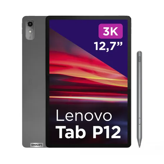 Lenovo Tab P12 128GB Wifi + Pen Grijs