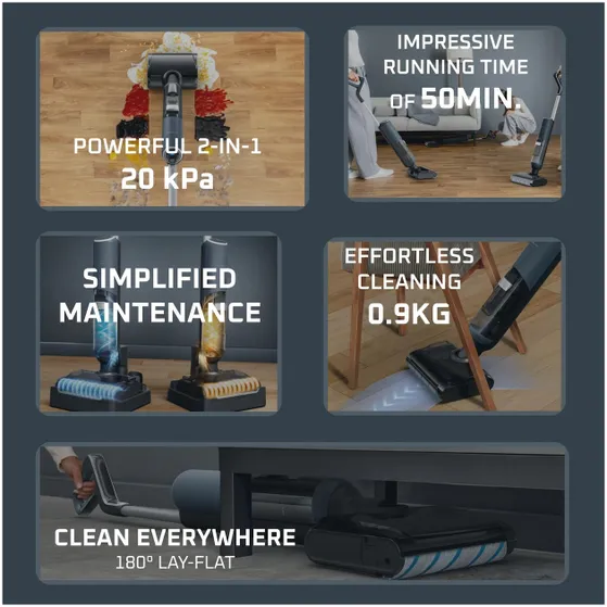 Rowenta GZ5436 2-1 X-Clean 5 pro