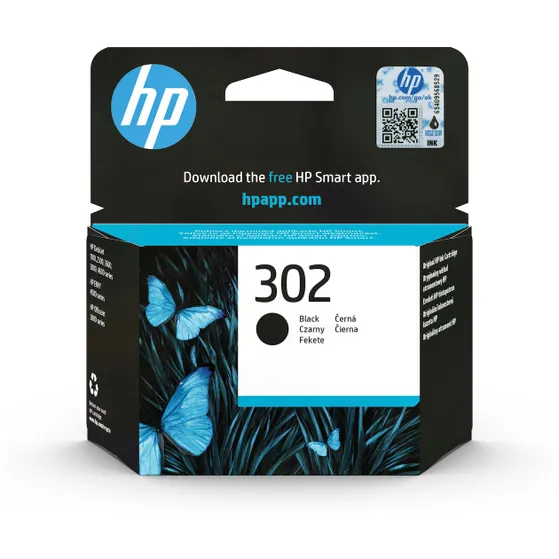 HP 302 Cartridge Zwart