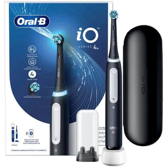 Oral B iO Series 4 met Reis etui Mat zwart