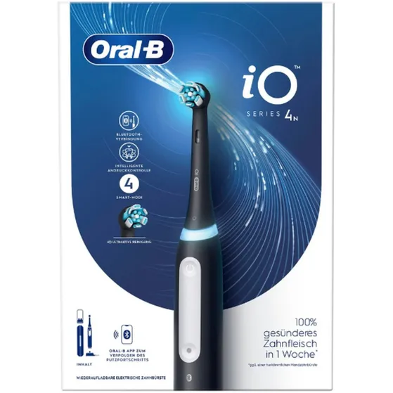 Oral B iO Series 4 met Reis etui Mat zwart