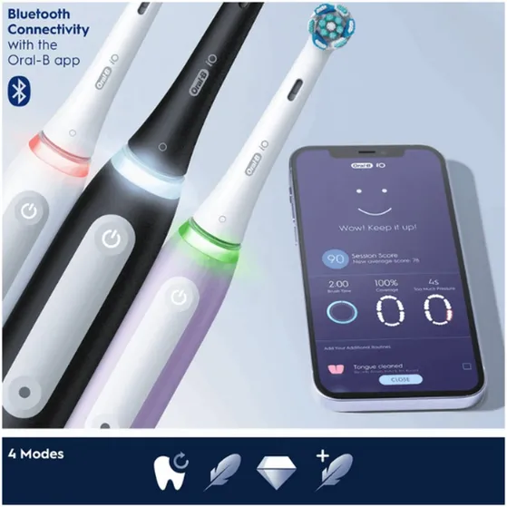Oral B iO Series 4 met Reis etui Mat zwart