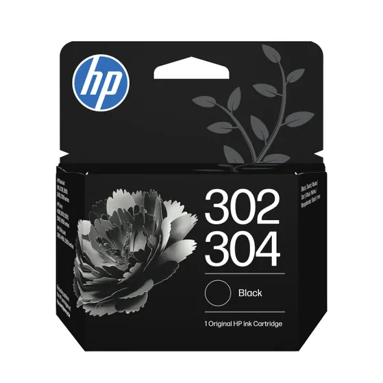 HP 302/304 Cartridge Zwart