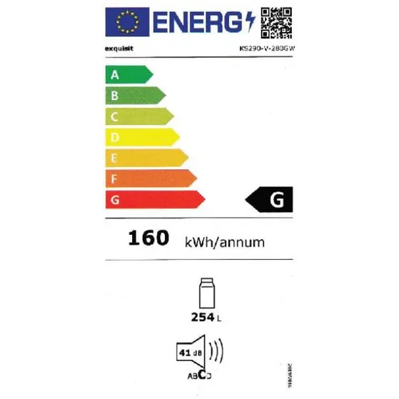 Exquisit KS290-V-280EW Wit