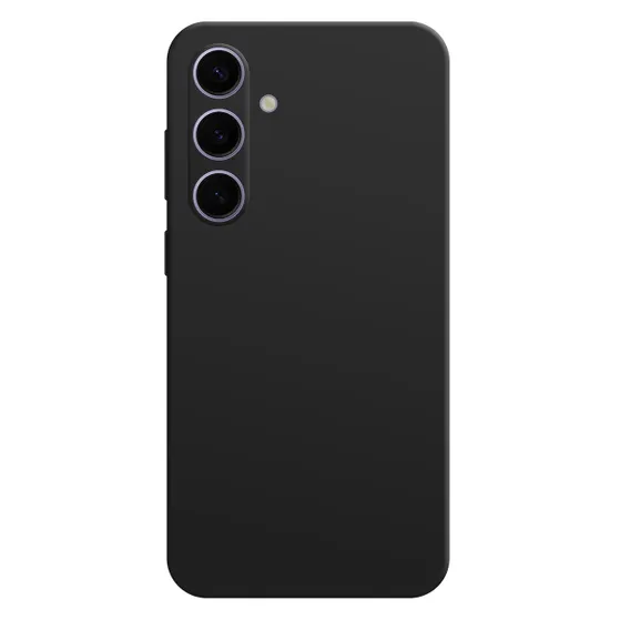 Just in Case Premium Liquid Color TPU Case voor Samsung S24+ Zwart