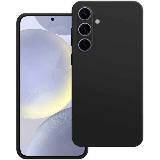 Just in Case Premium Liquid Color TPU Case voor Samsung S24+ Zwart