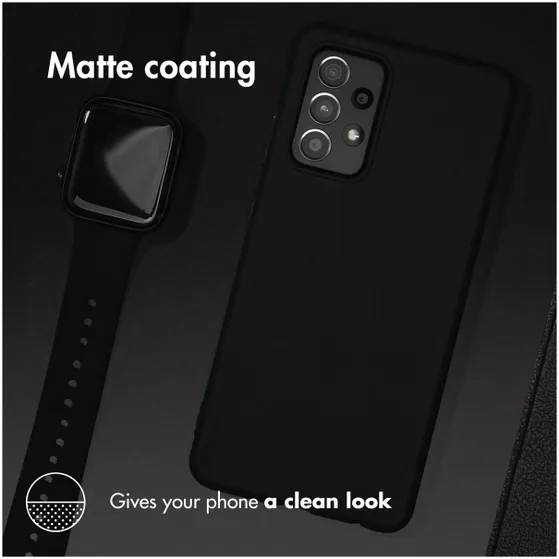 Accezz Color Backcover Samsung Galaxy A34 (5G) Zwart