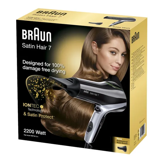 Braun HD710 Satin-Hair 7 Zwart