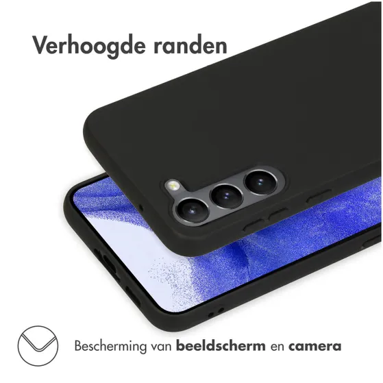 Accezz Color Backcover voor de Samsung Galaxy S23 Plus Zwart