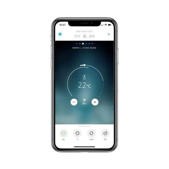 Duux DXMA12 North Smart Mobile 18.000 BTU Grijs/zwart