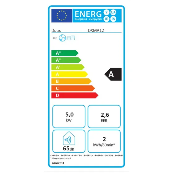 Duux DXMA12 North Smart Mobile 18.000 BTU Grijs/zwart