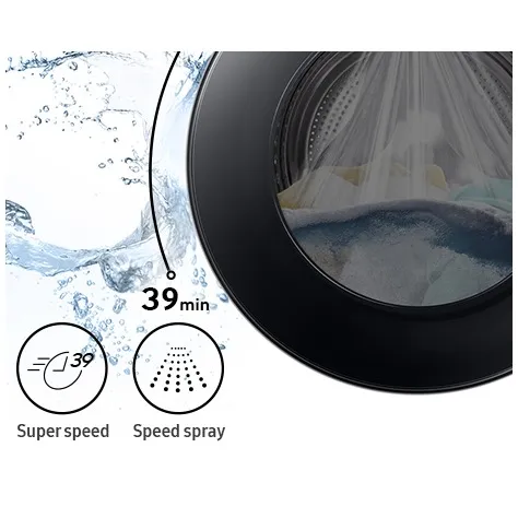 Samsung WW11BB704AGB/S2 Bespoke Zwart