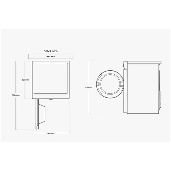 Samsung WW11BB704AGB/S2 Bespoke Zwart