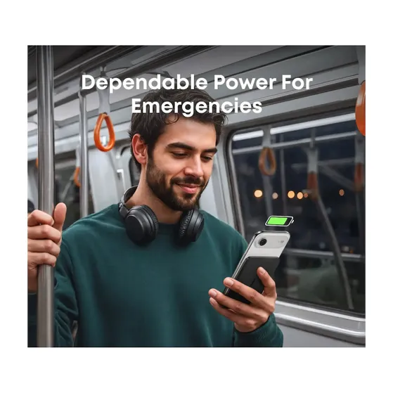 Anker Nano Power Bank (5.000 mAh MagGo Slim) Oranje
