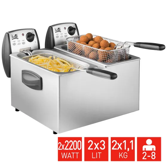 Fritel FR 1850 duo Zilver