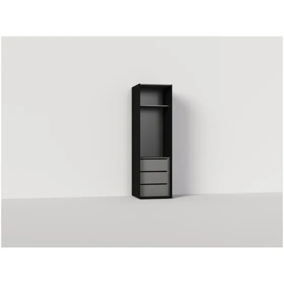 Wastoren WSCI 070-S Zwart/eiken