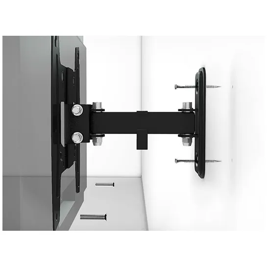 OneForAll WM2421 Vesa 400 muurbeugel - kantelbaar Zwart