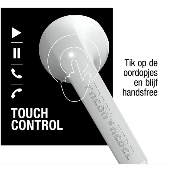 Fresh n Rebel Twins Core Lichtgrijs